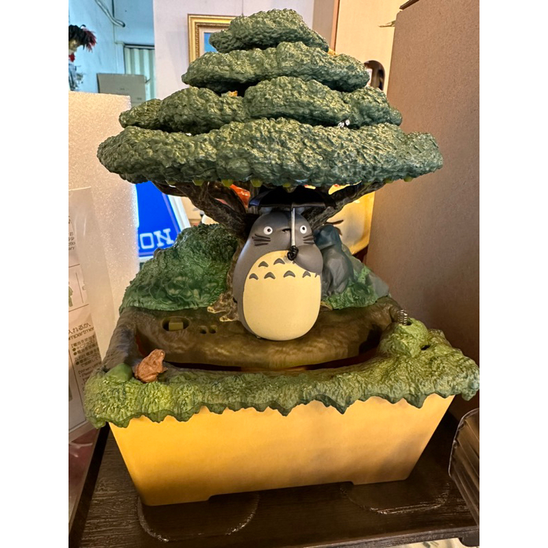 【吉卜力🇯🇵現貨在台】  龍貓 無臉男 花園庭院造景 流水 擺飾 盆栽BONSAI 招財 流水盆 開運 禮物 風水 財位