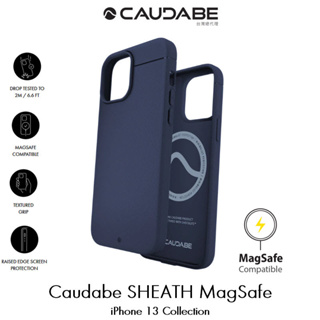 Caudabe SHEATH IPHONE 13 mini/13/13 Pro/13 Pro Max 磁吸保護殼 海軍藍
