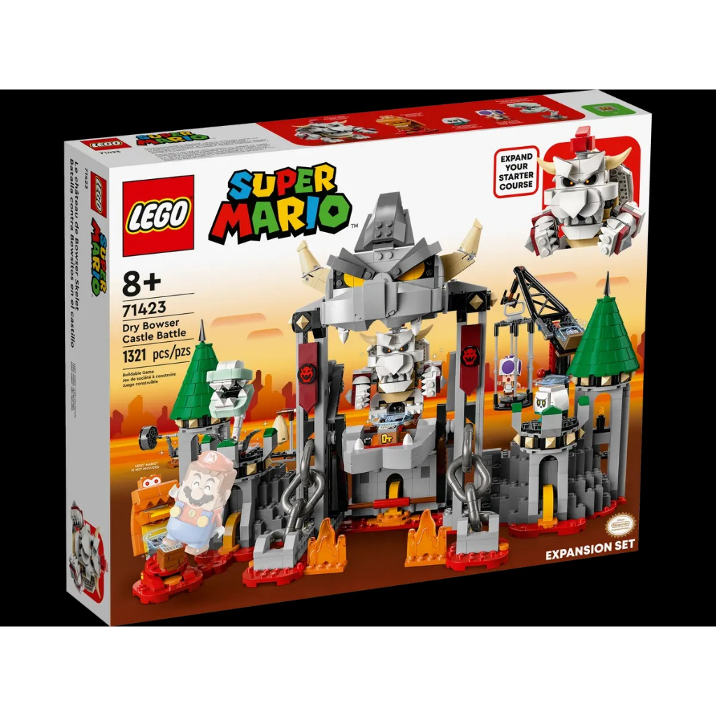 【好美玩具店】LEGO 瑪利歐系列 71423 枯骨庫巴城堡大戰