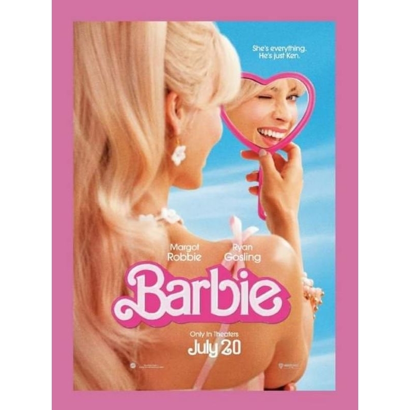 芭比 Barbie 電影 電影院 影城 威秀 威秀影城 瑪格羅比 獨家 特別 原版 限量 海報 A3