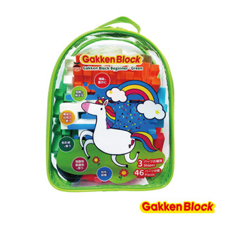 Gakken學研 益智積木-啟發系列(綠色新款 Ⅱ)1歲 STEAM教育玩具