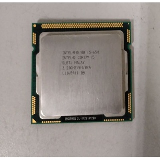 //二手良品// Intel Core™ i5 1156腳位 CPU i5-650 750
