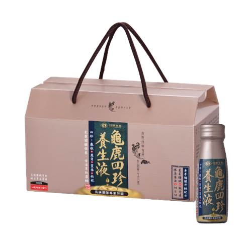 【宅配免運費】台塑生醫 龜鹿四珍養生液50ml*14瓶/盒*6盒(箱購)