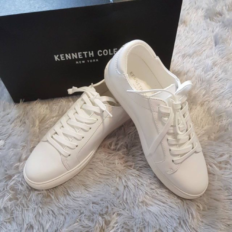 曼蒂美購》現貨 轉賣 Kenneth cole 真皮小白鞋好萊塢百搭好穿舒服全尺寸