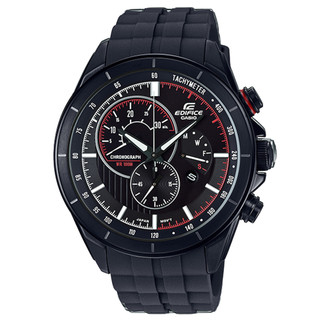 CASIO EDIFICE 系列 帥氣登場 黑鋼極速賽車計時運動手錶 EFR-561PB-1AVUDF