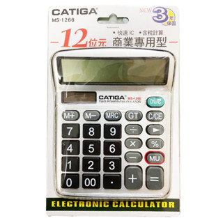 枕o CATIGA 12位 MS-126B 商業用 計算機 Q02