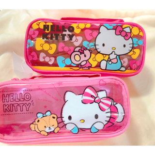 Sanrio三麗鷗Hello Kitty凱蒂貓手提上掀透明筆袋