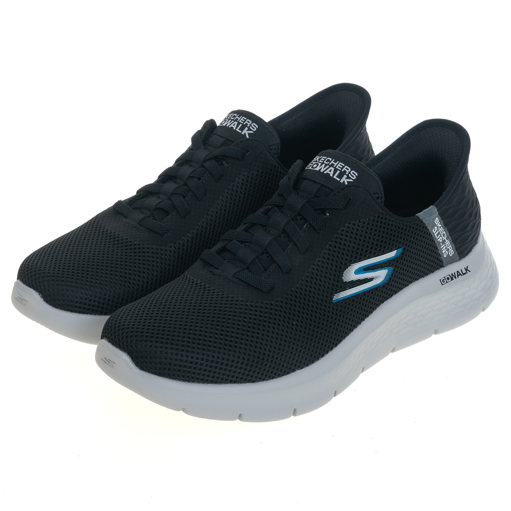 SKECHERS 男鞋 健走系列 瞬穿舒適科技 GO WALK FLEX - 216496BKGY