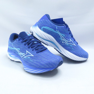 Mizuno WAVE RIDER 27 女慢跑鞋 J1GD230325 靛青藍