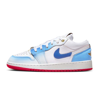 Air Jordan 1 Low GS SE University Blue 白大學藍 漸層 女鞋 FN8895-141