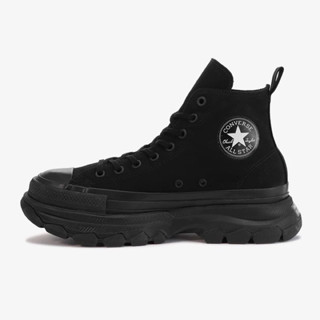 日本限定 Converse ALL STAR 100 TREKWAVE MN 高筒 防潑水 鋸齒厚底 全黑