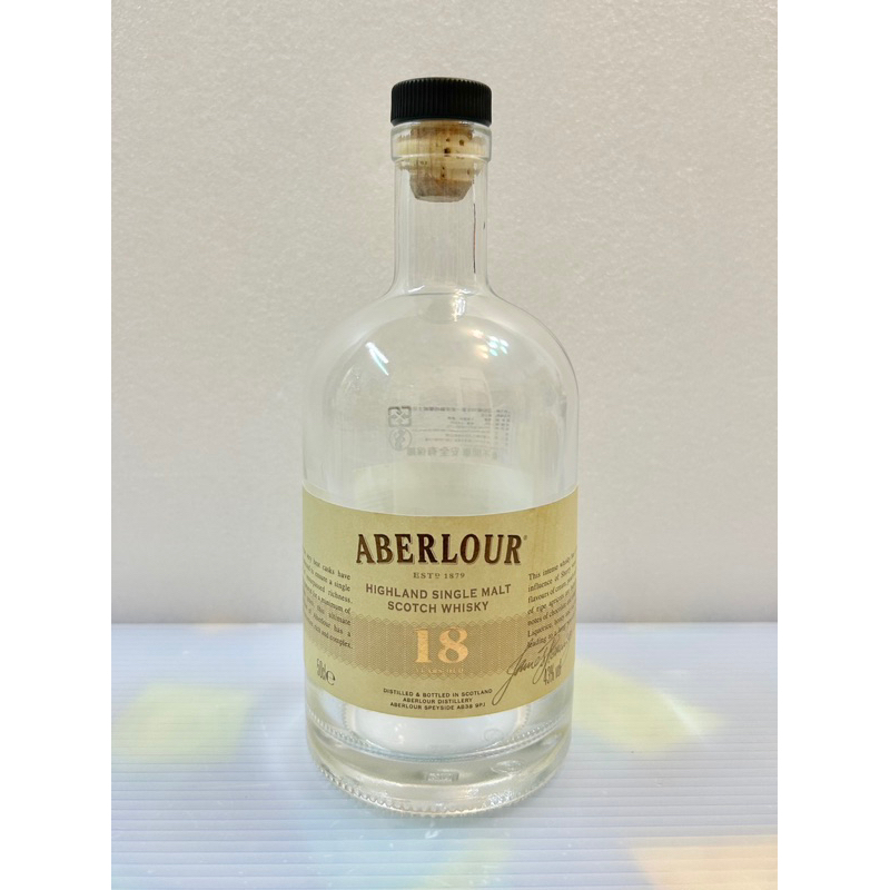 🇬🇧亞伯樂 18 年單一純麥威士忌 0.5L「空酒瓶」