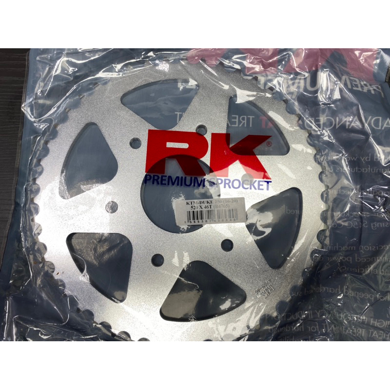 DIY本舖 RK KTM DUKE 250 後齒盤 46齒 後齒 46 520X46 620*46 日本RK 建祥公司貨