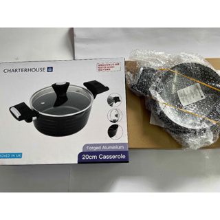 Charterhouse 英國查特屋20cm雙耳倒水鋁合金湯鍋 091149 毅鴻電器