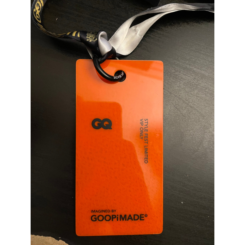 GQ文化季 菁英雙日票限定贈品 GOOPIMADE壓克力片 GQ GOOPI展場限定