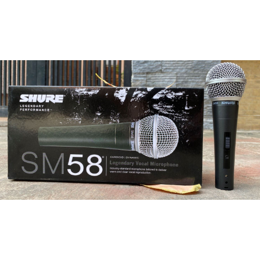 音樂聲活圈 | 美國 舒爾 Shure SM58 動圈式 麥克風 有開關 唱歌 直播 錄音  保固