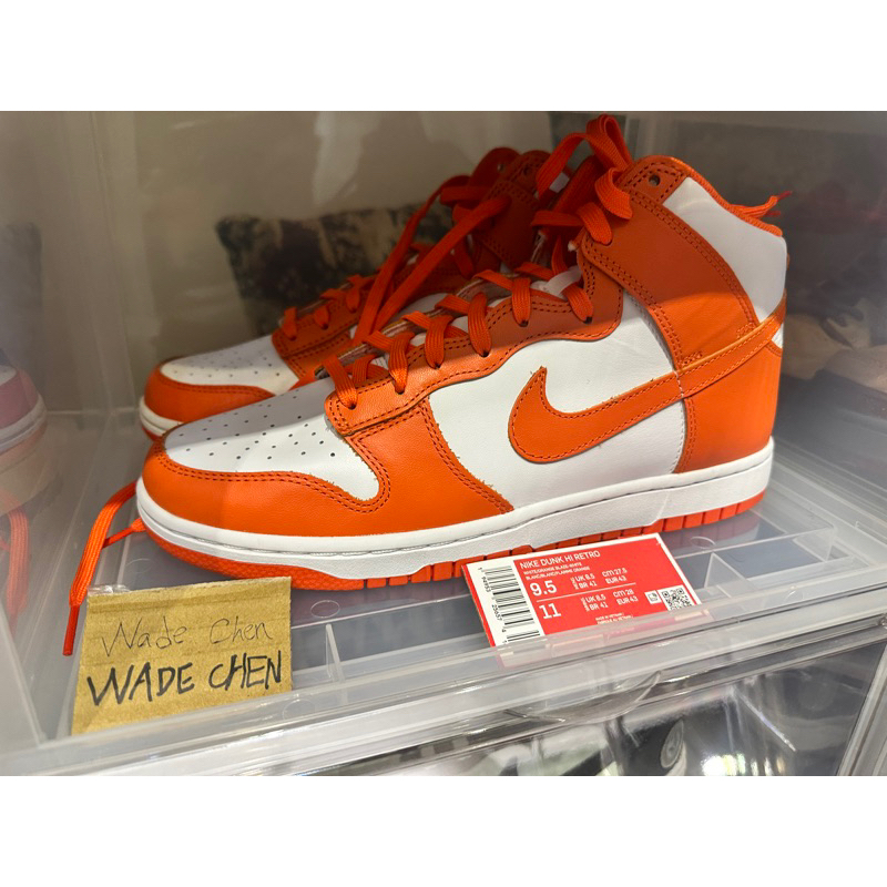 Nike Dunk High Syracuse 白橘配色 DD1399-101