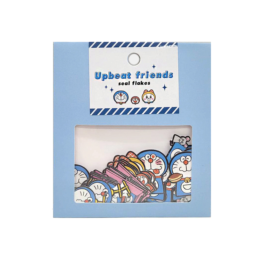 KAMIO JAPAN 快樂朋友系列 造型箔押貼紙包 - 哆啦A夢 ( 741855 )