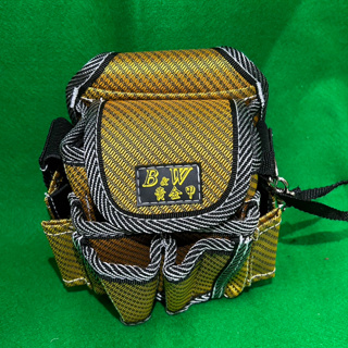 含税 BW-602 B&W 雙層加蓋多功能腰包 釘袋 工具包 工具袋 工具包 電工袋 收納 腰包 水電 木工