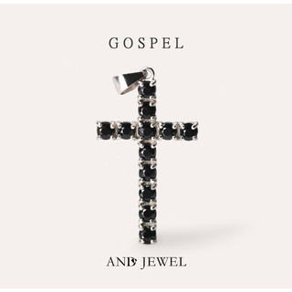 [安珠] 黑尖晶石 黑色 圓形 3mm 墜子 系列 Gospel 天然寶石 珠寶銀飾 安的珠寶