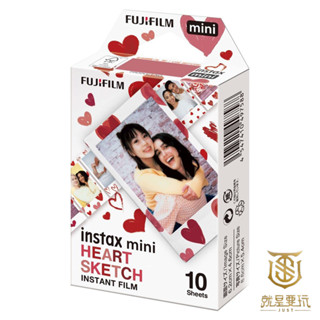 【就是要玩】富士 FUJIFILM 拍立得底片 instax mini 手繪愛心 手繪 愛心 底片 拍立得 圖樣 膠片
