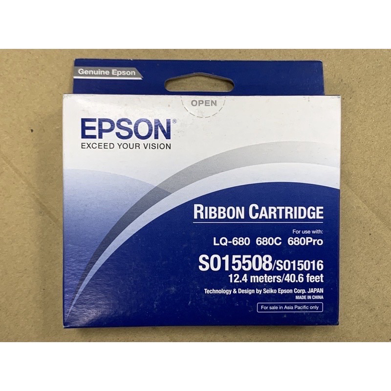 現貨供應 原廠 EPSON LQ670 LQ-670C 680C 全新原廠色帶 670 680 S015 Pro