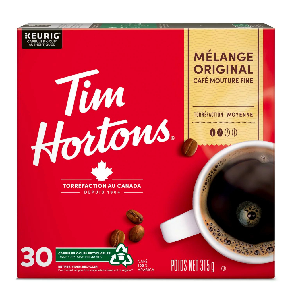 Tim Hortons 原味混合咖啡 Keurig K-Cup 30 克