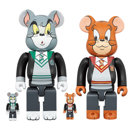 BEETLE BE＠RBRICK TOM AND JERRY 湯姆貓與傑利鼠 霍格華茲 巫師袍 一對 100% 400%