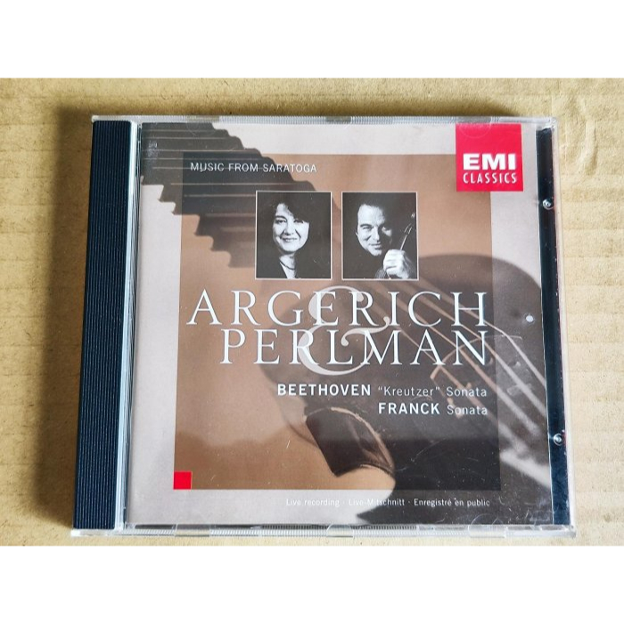 好音悅 Perlman 帕爾曼 Argerich 阿格麗希 貝多芬 克羅采 法朗克 小提琴奏鳴曲 EMI