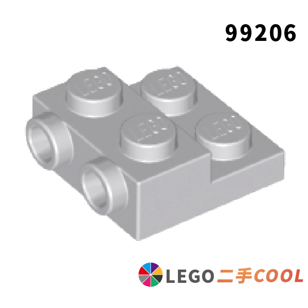 【COOLPON】正版樂高 LEGO【二手】2x2x2/3 側面兩個螺柱 99206 4304 轉向磚 多色