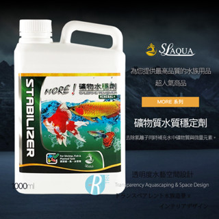 透明度 TRN｜SL-AQUA 淞亮｜MORE系列 魔水 礦物質水質穩定劑｜1000ml｜除氯氨 同時提供礦物質