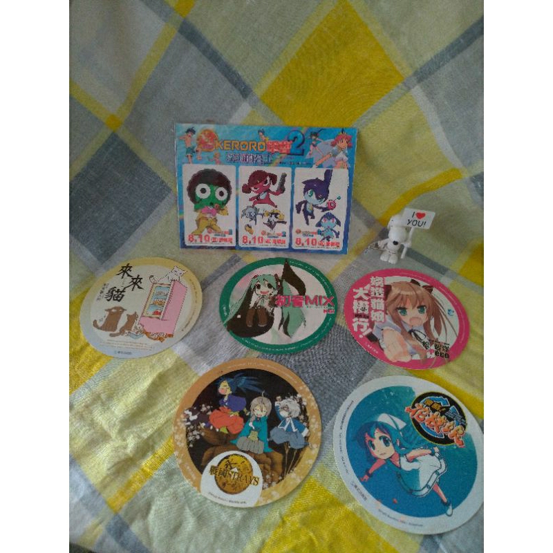 *潤餅小舖*Keroro軍曹卡貼/大圓形貼紙戰國Strays/侵略花枝娘/嬌蠻貓娘大橫行/來來貓/初音MIX