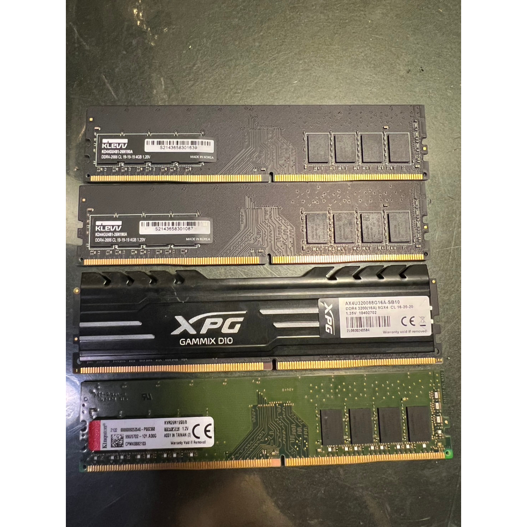 KLEVV 科賦 DDR4 2666 4G 桌上型記憶體