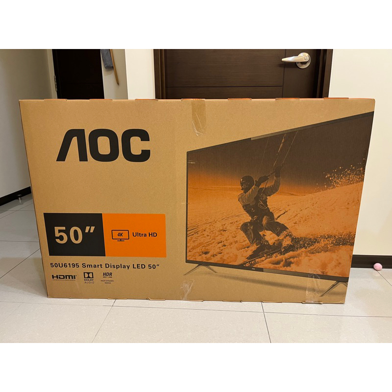 AOC 50吋4K Ultra HD電視螢幕 50U6195