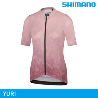 SHIMANO YURI 女性短袖車衣 / 亮面粉 (女車衣 自行車衣)