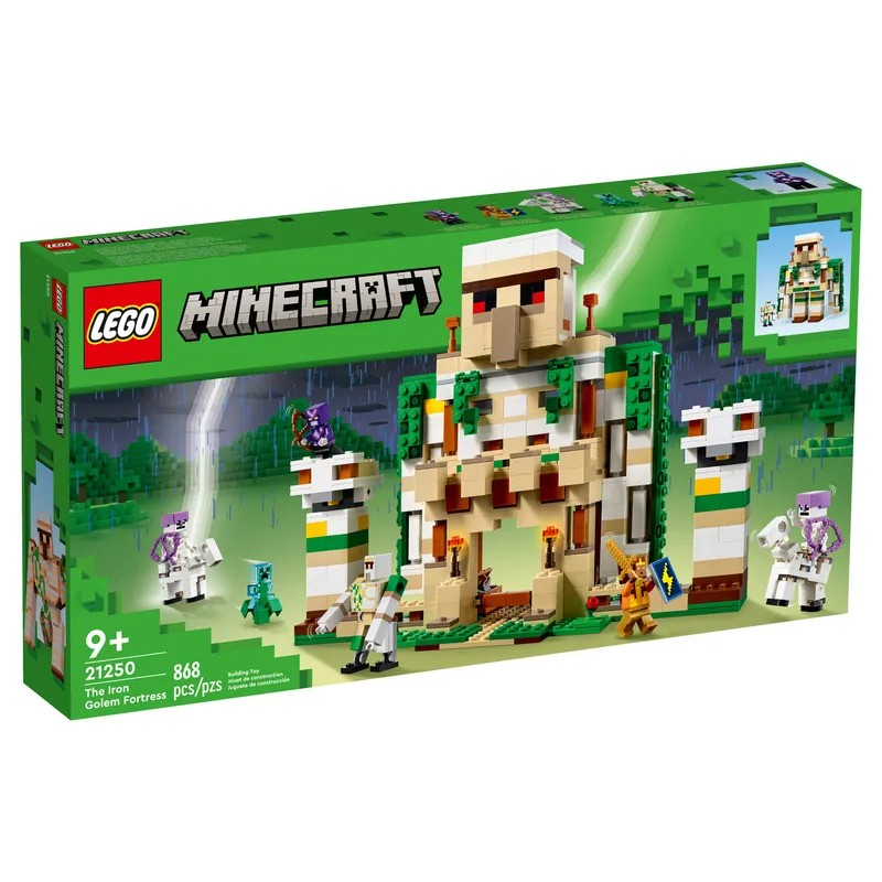樂高LEGO  Minecraft®系列 鐵魔像要塞 21250