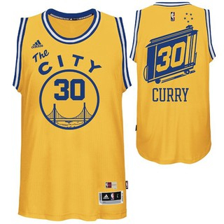 adidas NBA Stephen Curry 金州 勇士隊 復古 球衣 美版 S號