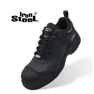 【翔準】🔥台灣工作鞋🔥【IronSteel】T-214N Panther 鞋面防水經典抗靜電安全鞋低筒非金屬鋼頭安全