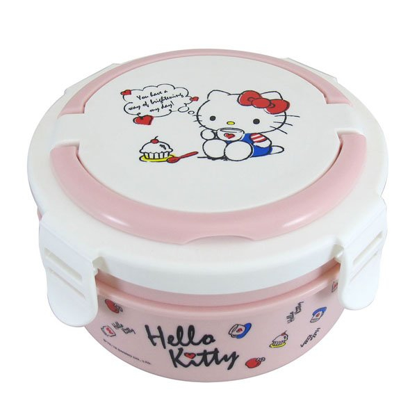Hello Kitty不鏽鋼隔熱餐盒(午茶款) KS-8118KT