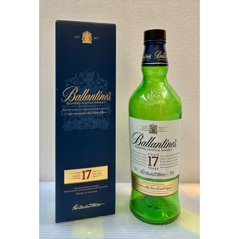 百齡罈 17 年調和威士忌0.7L「空酒瓶+空盒」