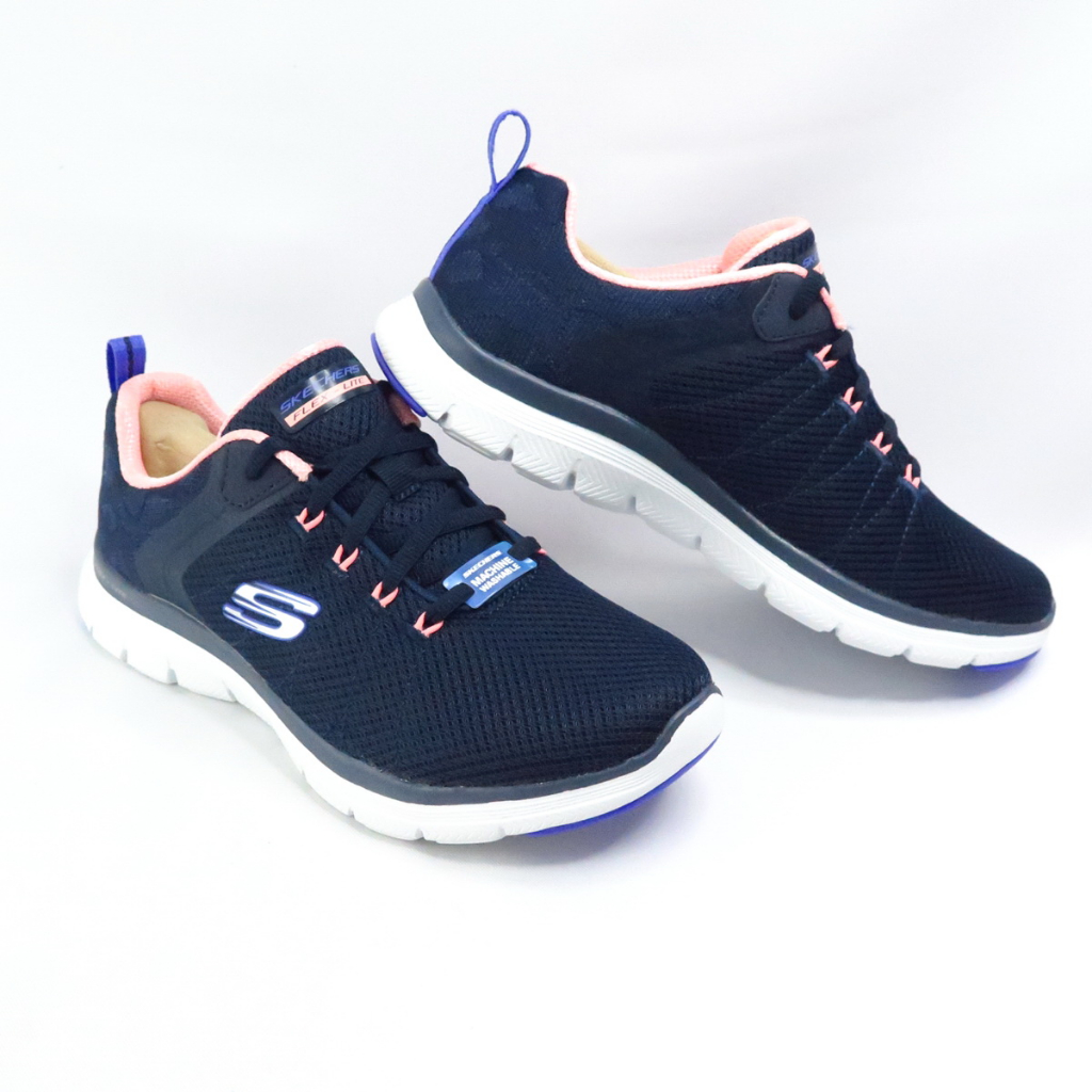 Skechers FLEX APPEAL 4.0 女款 健走鞋 寬楦 149580WNVMT 深藍