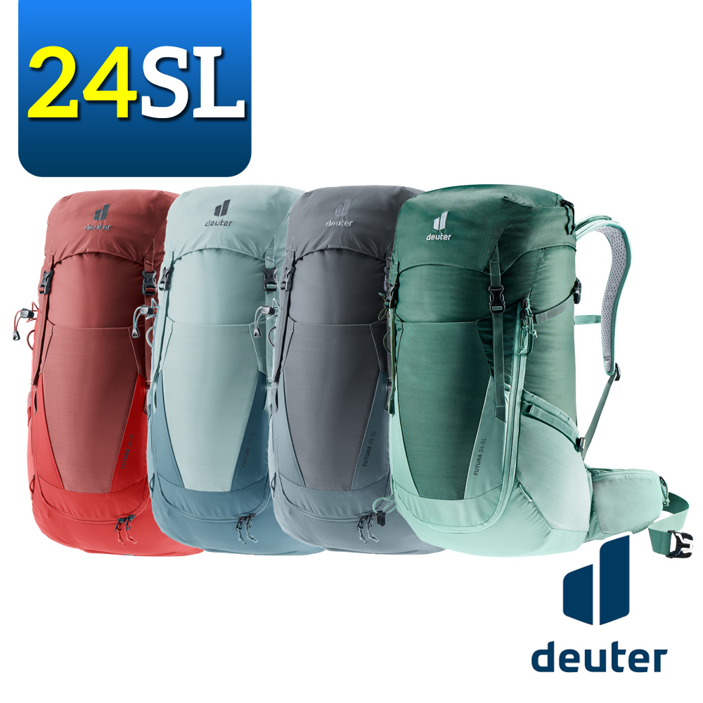 《Deuter》3400521 透氣網架背包 24SL FUTURA(窄肩款/後背包/旅遊/登山/健行/自行車/單車)