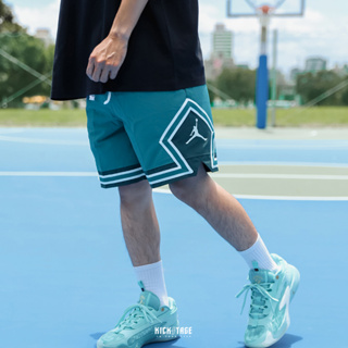 NIKE JORDAN DRI-FIT 湖水綠色 飛人 喬丹 網眼布 運動 球褲 籃球褲 男款【FB7581-318】