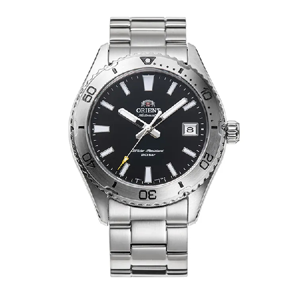 Orient 東方錶 (RA-AC0Q01B) Water Resistant系列 潮流黑色面盤潛水時尚腕錶 黑面 39