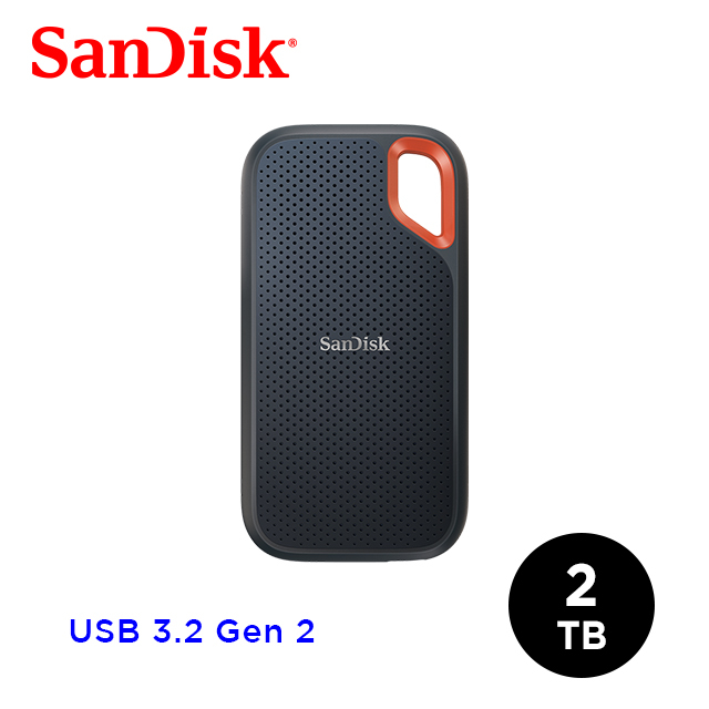 SanDisk E61 Portable SSD 2TB 2.5吋行動固態硬碟 外接SSD 公司貨