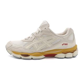 Asics GEL-NYC 米白土黃 網布 復古 休閒 運動鞋 男女款 B3943【新竹皇家1201A789-106】