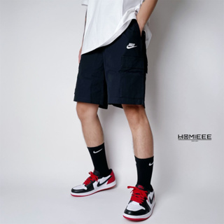 【Homieee】Nike Club Shorts 短褲 工作短褲 經典 LOGO 口袋 黑色 FB1247-010