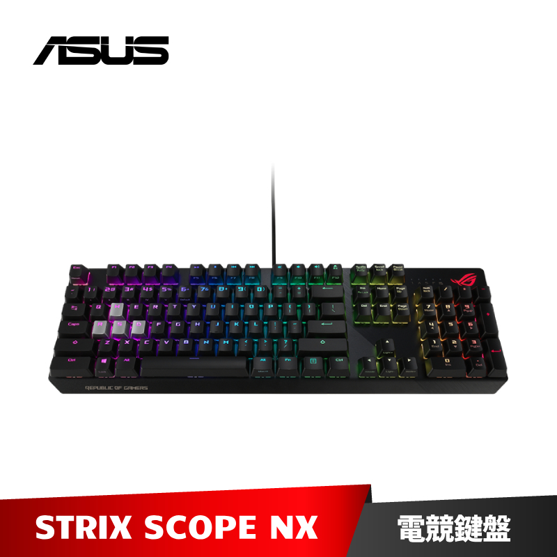 ASUS ROG STRIX SCOPE NX軸 機械式電競鍵盤 華碩