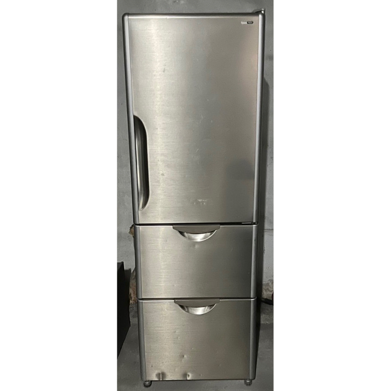 日立三門電冰箱 HITACHI (日本製) 355L   R-37WS 家用冰箱 冷藏冷凍櫃冰箱 洗衣機 冰箱A6291
