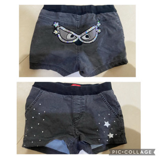 why and 1/2 11號 小惡魔 普普熊 短褲